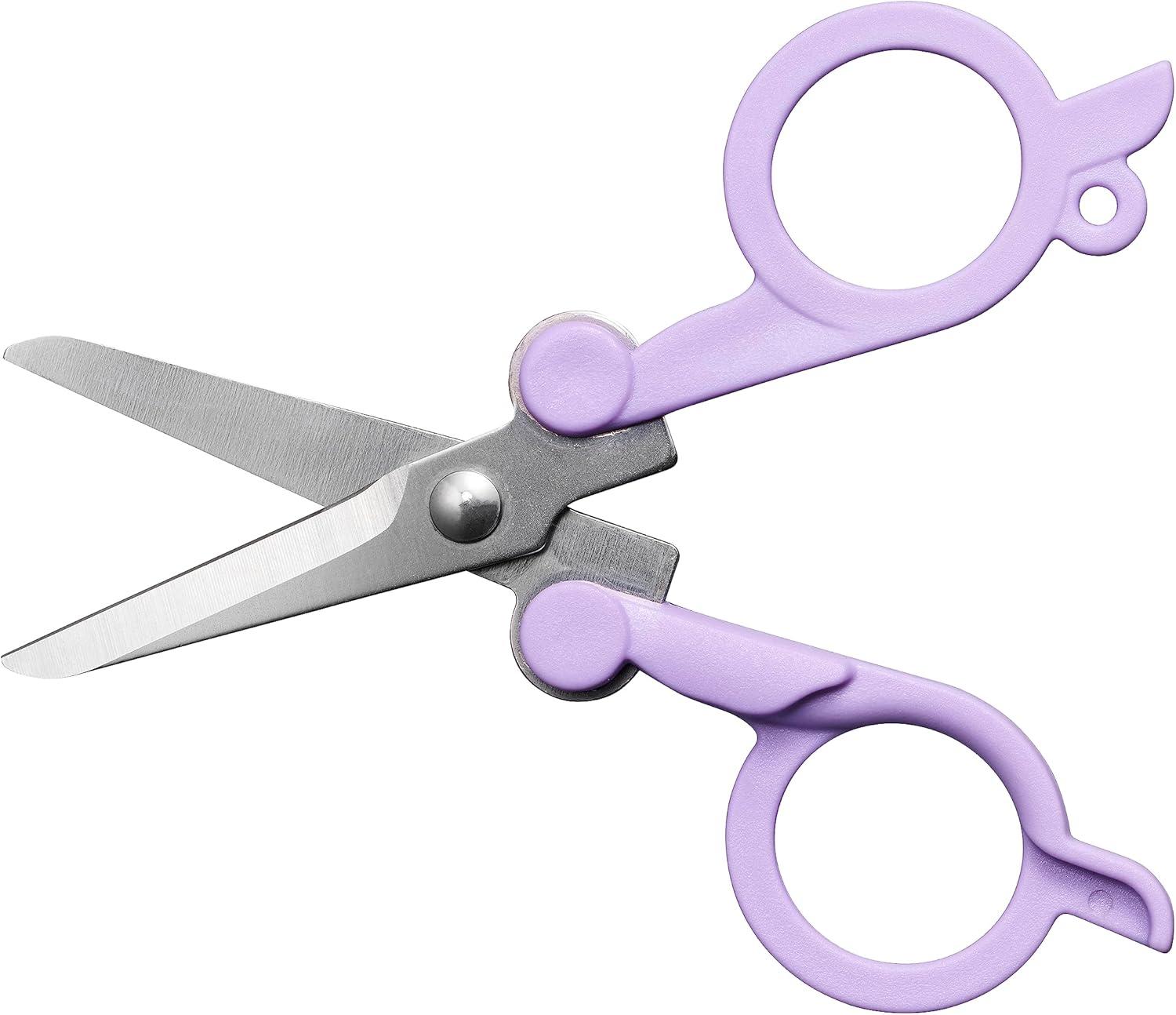 imageFiskars Explore Folding Scissor Designer Collection Ultra Lilac Travel Friendly