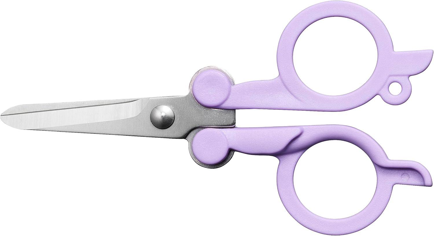 imageFiskars Explore Folding Scissor Designer Collection Ultra Lilac Travel Friendly