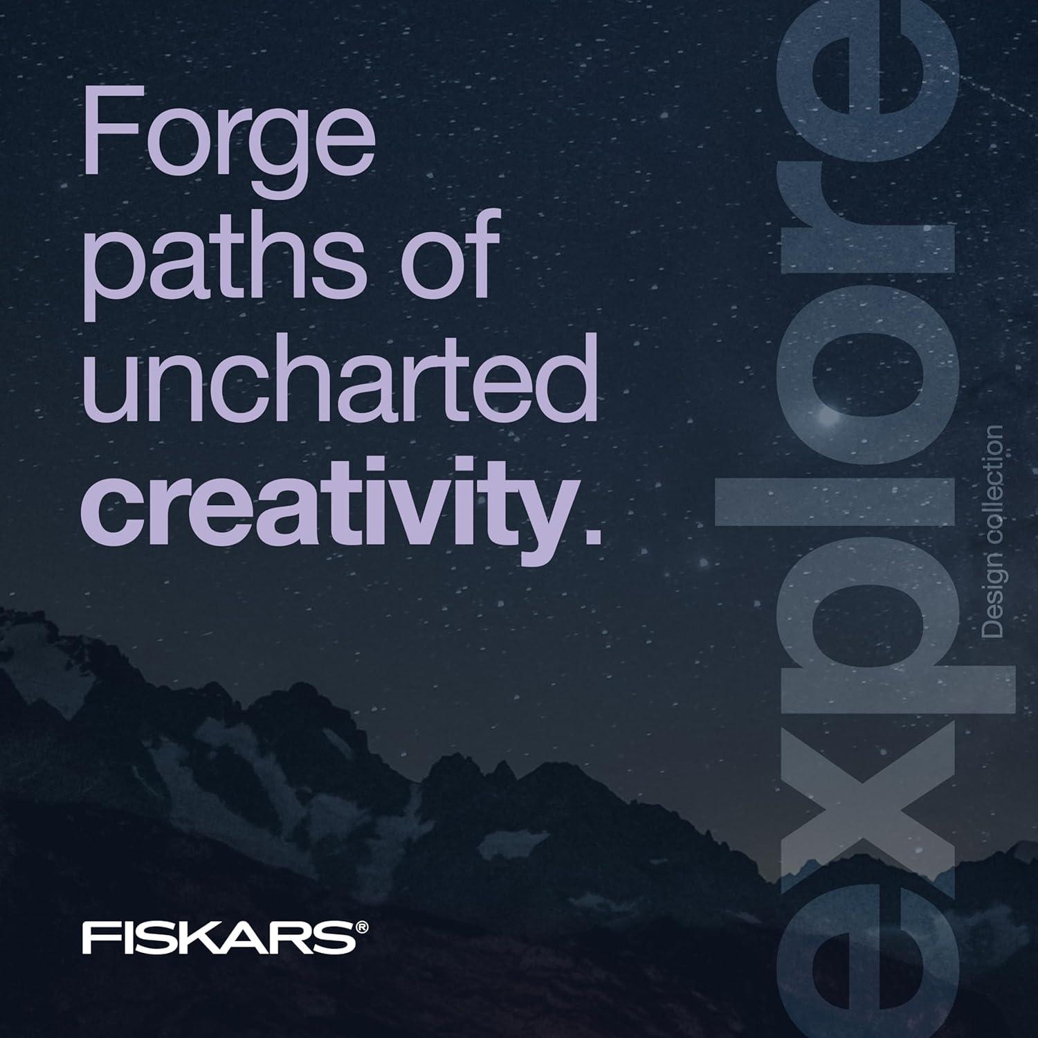 imageFiskars Explore Folding Scissor Designer Collection Ultra Lilac Travel Friendly
