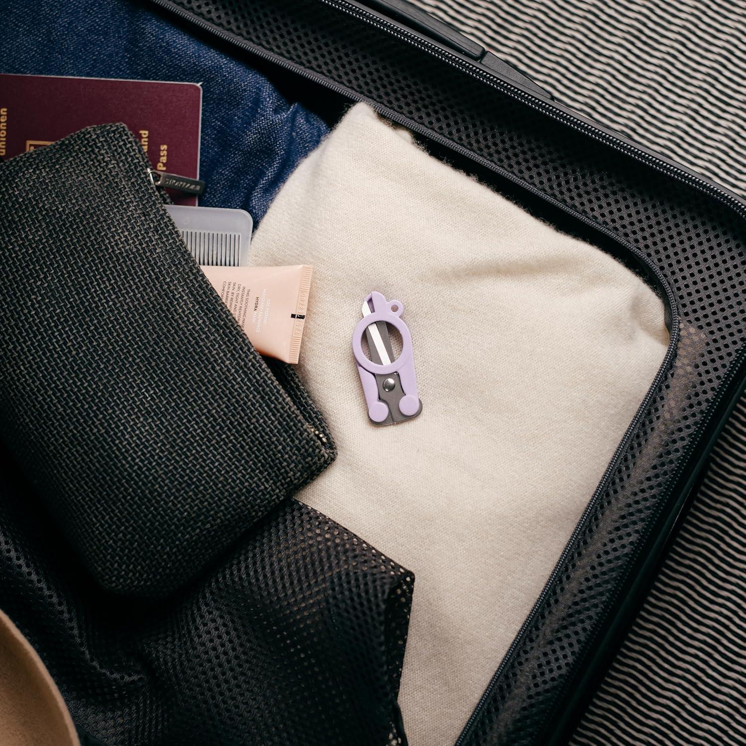 imageFiskars Explore Folding Scissor Designer Collection Ultra Lilac Travel Friendly