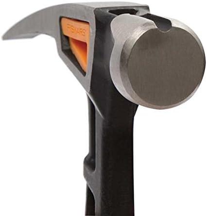imageFiskars IsoCore 22 oz MilledFace Framing Claw Hammer with Shock Reduction 16 inGeneral Hammer 20 oz 135 in