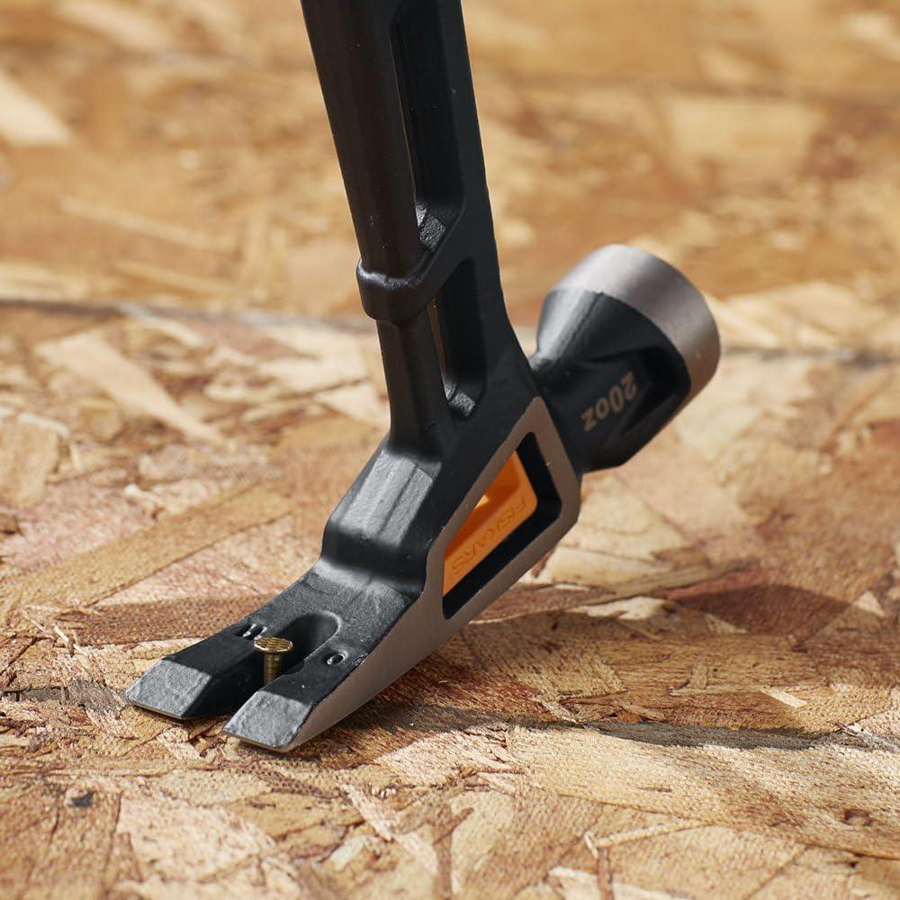 imageFiskars IsoCore 22 oz MilledFace Framing Claw Hammer with Shock Reduction 16 inGeneral Hammer 20 oz 135 in