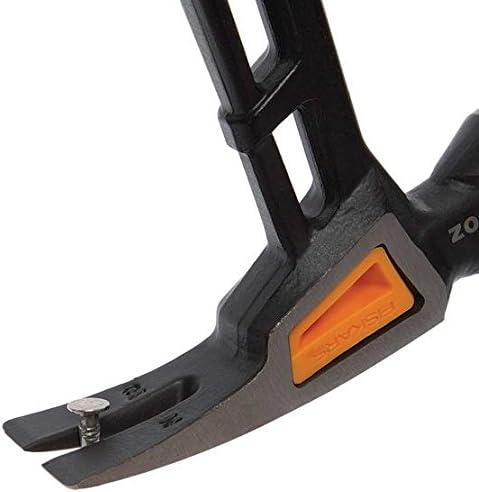 imageFiskars IsoCore 22 oz MilledFace Framing Claw Hammer with Shock Reduction 16 inGeneral Hammer 20 oz 135 in
