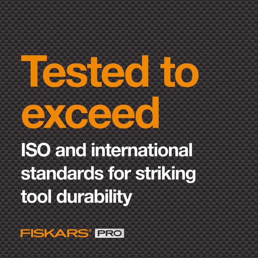 imageFiskars IsoCore 22 oz MilledFace Framing Claw Hammer with Shock Reduction 16 inGeneral Hammer 20 oz 155 in