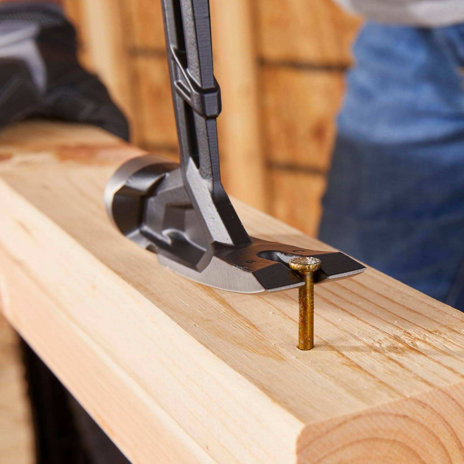 imageFiskars IsoCore 22 oz MilledFace Framing Claw Hammer with Shock Reduction 16 inIsoCore Framing Hammer 17 oz
