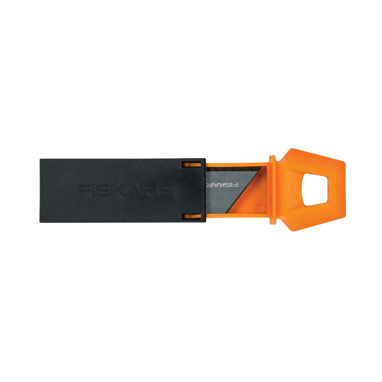 imageFiskars Pro CarbonMax 34quot Utility Knife Blades Replacement Blades made with Carbon Steel 20Pack