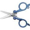 imageFISKARS Folding Travel Scissors  TSACompliant and Portable  Stainless Steel Blades and Blue HandlesMountain Haze