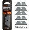 imageFIskars Pro Utility Knife Replacement Blades 25mm SnapOff Carbon Ax Blades Pack of 55 Pack
