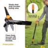 imageFiskars 3Claw Stand Up Weed Puller Tool Gardening Weeder Hand Weeding Tool with 39quot Long Ergonomic Handle with EasyEject Mechanism3claw