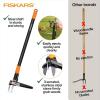 imageFiskars 3Claw Stand Up Weed Puller Tool Gardening Weeder Hand Weeding Tool with 39quot Long Ergonomic Handle with EasyEject Mechanism3claw