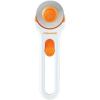 imageFiskars 45mm Rotary Cutter for Fabric Premium Steel Stick Fabric Cutter Cuts Through Multiple Layers Right and Left Handed Easy and Safe Blade Change Arts and Crafts Sewing and Quilting ToolsSteel