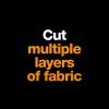 imageFiskars 45mm Rotary Cutter for Fabric Premium Steel Stick Fabric Cutter Cuts Through Multiple Layers Right and Left Handed Easy and Safe Blade Change Arts and Crafts Sewing and Quilting ToolsStandard Stick