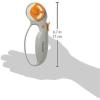 imageFiskars 45mm Rotary Cutter for Fabric Premium Steel Stick Fabric Cutter Cuts Through Multiple Layers Right and Left Handed Easy and Safe Blade Change Arts and Crafts Sewing and Quilting Toolssteel and orange