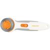 imageFiskars 60mm Rotary Cutter for Fabric with Ergonomic Loop Grip And Comfort Handle Titanium Rotary Fabric Cutter for Thick Materials Easy and Safe Blade Change Sewing Supplies and Quilting ToolsEasy Change Stick