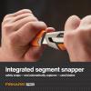 imageFiskars 7702201001 Pro Utility Knife Snap 25 mm OrangeBlack18 mm