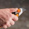 imageFiskars 7702201001 Pro Utility Knife Snap 25 mm OrangeBlack25 mm