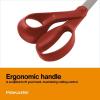 imageFiskars 8quot Original OrangeHandled Stainless Steel Scissors Ergonomic and Keeps Material Flat Sharp AllPurpose Paper and Fabric Scissors for Office Arts and CraftsLeftHanded