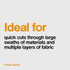 imageFiskars 8quot Original OrangeHandled Stainless Steel Scissors Ergonomic and Keeps Material Flat Sharp AllPurpose Paper and Fabric Scissors for Office Arts and Crafts9 Bent Dressmaker Shears
