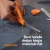imageFiskars 8quot Original OrangeHandled Stainless Steel Scissors Ergonomic and Keeps Material Flat Sharp AllPurpose Paper and Fabric Scissors for Office Arts and CraftsOrangeHandled 8
