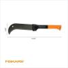 imageFiskars 9quot Brush Axe with Safety Sheath  Fixed Handle Curved Blade Branch Chopping Axe  Yard and Garden Tools  BlackOrangeBrush Axe
