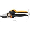 imageFiskars Bypass Garden Pruners L XSeries PowerGear P961 with Rolling Handle for Fresh Branches and Twigs NonStick Coated Stainless Steel Blades Length 222 cm BlackOrange 1057175Xseries P941