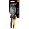 imageFiskars Bypass Garden Pruners L XSeries PowerGear P961 with Rolling Handle for Fresh Branches and Twigs NonStick Coated Stainless Steel Blades Length 222 cm BlackOrange 1057175Xseries P961