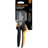 imageFiskars Bypass Garden Pruners L XSeries PowerGear P961 with Rolling Handle for Fresh Branches and Twigs NonStick Coated Stainless Steel Blades Length 222 cm BlackOrange 1057175Xseries P941