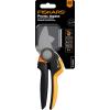 imageFiskars Bypass Garden Pruners L XSeries PowerGear P961 with Rolling Handle for Fresh Branches and Twigs NonStick Coated Stainless Steel Blades Length 222 cm BlackOrange 1057175Xseries P921