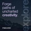 imageFiskars Explore Folding Scissor Designer Collection Ultra Lilac Travel Friendly