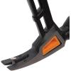 imageFiskars IsoCore 22 oz MilledFace Framing Claw Hammer with Shock Reduction 16 inGeneral Hammer 20 oz 135 in