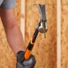 imageFiskars IsoCore 22 oz MilledFace Framing Claw Hammer with Shock Reduction 16 inIsoCore Framing Hammer 17 oz