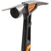 imageFiskars IsoCore 22 oz MilledFace Framing Claw Hammer with Shock Reduction 16 inMilled Face Framing 22 oz
