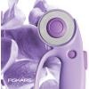imageFiskars Loop Rotary Cutter Explore Collection Ultra Lilac PrecisionGround Steel Blade for Fabric Felt and Vinyl 45mm