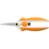 imageFiskars MicroTip Spring Assisted Scissors Precision Cutting Stainless Steel Blades Comfort Handle Cut Details in Fabric Sewing Scissors and Arts and Crafts ToolsStainless Steel