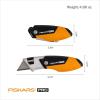 imageFiskars Pro Folding Utility Knife CarbonMax Blade with Safe Blade Lock and Pocket Clip Compact DualLock AllMetal Design Everyday Carry