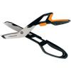 imageFiskars Pro PowerArc Shop Shears Heavy Duty Stainless Steel Scissor Industrial Grade Tool for Building and Construction 10 in OrangeBlackEasy Action Snips 13 in