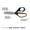 imageFiskars Pro PowerArc Shop Shears Heavy Duty Stainless Steel Scissor Industrial Grade Tool for Building and Construction 10 in OrangeBlackSerrated 8 in