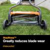 imageFiskars Push Mower  18quot Cut Width Manual Reel Mower with No Motor  Grass Cutter with Steel Blades that Stay Sharp  EcoFriendly Lawn CareMower 17