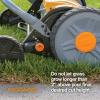 imageFiskars Push Mower  18quot Cut Width Manual Reel Mower with No Motor  Grass Cutter with Steel Blades that Stay Sharp  EcoFriendly Lawn CareMower 17