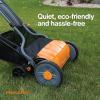 imageFiskars Push Mower  18quot Cut Width Manual Reel Mower with No Motor  Grass Cutter with Steel Blades that Stay Sharp  EcoFriendly Lawn CareMower 17