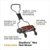 imageFiskars Push Mower  18quot Cut Width Manual Reel Mower with No Motor  Grass Cutter with Steel Blades that Stay Sharp  EcoFriendly Lawn CareMower 18