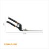 imageFiskars Shear Ease Grass Shears  5quot Stainless Steel Blades  360Degree Swivel Blade Plant Cutting Scissors  Garden Shears and Grass Cutter BlackPowerLever Grass Shears