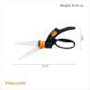 imageFiskars Shear Ease Grass Shears  5quot Stainless Steel Blades  360Degree Swivel Blade Plant Cutting Scissors  Garden Shears and Grass Cutter BlackSwivel Blade Grass Shears