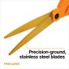 imageFiskars Titanium Shop Shears Stainless Steel Precisionground Scissors for All Purposes Yard and Garden Tool 9 in Orange9 in Shears