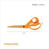 imageFiskars Titanium Shop Shears Stainless Steel Precisionground Scissors for All Purposes Yard and Garden Tool 9 in Orange9 in Shears