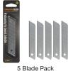 imageFiskars Utility Knife Replacement Blades  18mm Snap Off Utility Blades  Worksite Tools  5 Pack OrangeBlack18 mm 5 Pack