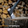 imageFiskars X7 Hatchet Lightweight Wood Splitter for Small to Medium Size Kindling with Proprietary Blade and ShockAbsorbing FiberComp Handle Lawn and Garden Tool 14 inch 15 poundsAxe