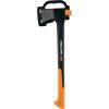 imageFiskars X7 Hatchet Lightweight Wood Splitter for Small to Medium Size Kindling with Proprietary Blade and ShockAbsorbing FiberComp Handle Lawn and Garden Tool 14 inch 15 poundsAxe