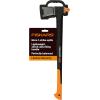 imageFiskars X7 Hatchet Lightweight Wood Splitter for Small to Medium Size Kindling with Proprietary Blade and ShockAbsorbing FiberComp Handle Lawn and Garden Tool 14 inch 15 poundsAxe