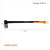 imageFiskars X7 Hatchet Lightweight Wood Splitter for Small to Medium Size Kindling with Proprietary Blade and ShockAbsorbing FiberComp Handle Lawn and Garden Tool 14 inch 15 poundsAxe
